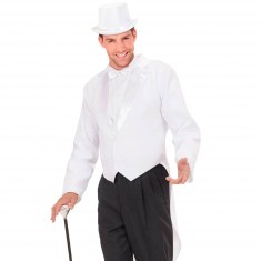 Tailcoat Jacket - Men: white