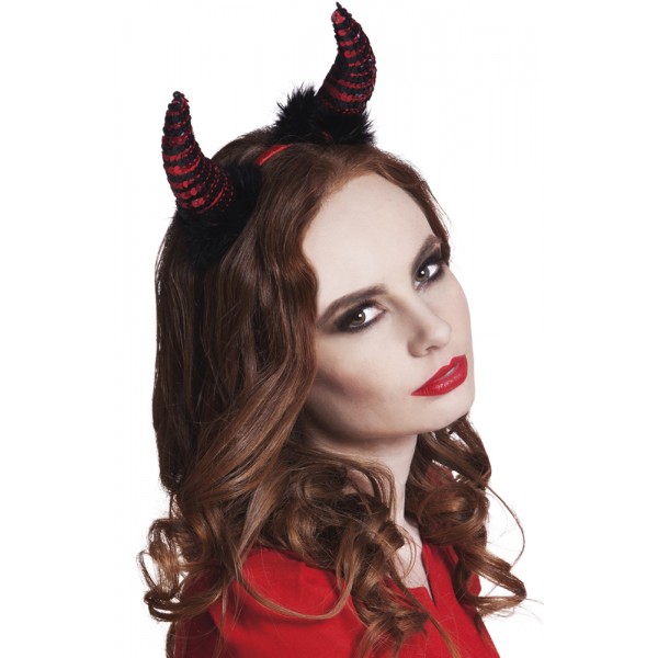 Sequin Devil Headband - Accessory - 74446