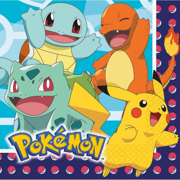 Pokemon Napkins x16 - 9904821