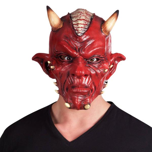 Latex mask: Deluxe Devil - RDLF-97505