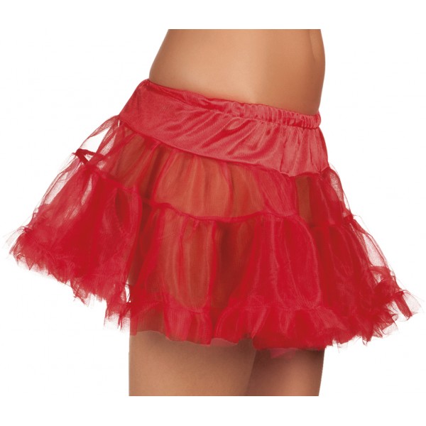 Red Mini Petticoat - Women - 01783