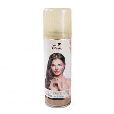 Glitter hairspray spray - 125 ml - gold