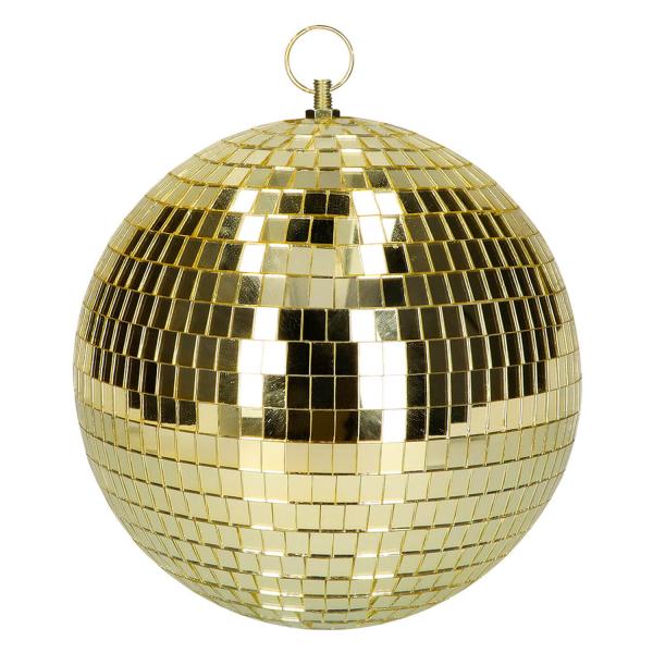 Disco ball 20 cm - Gold - 00707