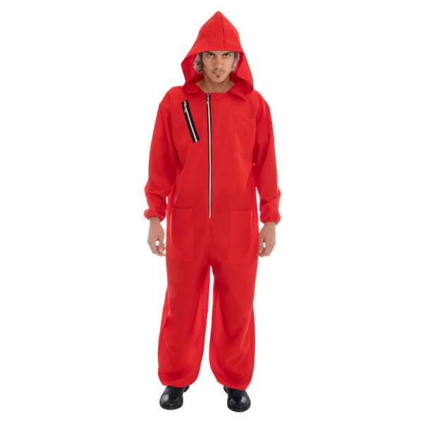 Robber Costume - Red - Mixed - C4496-Parent
