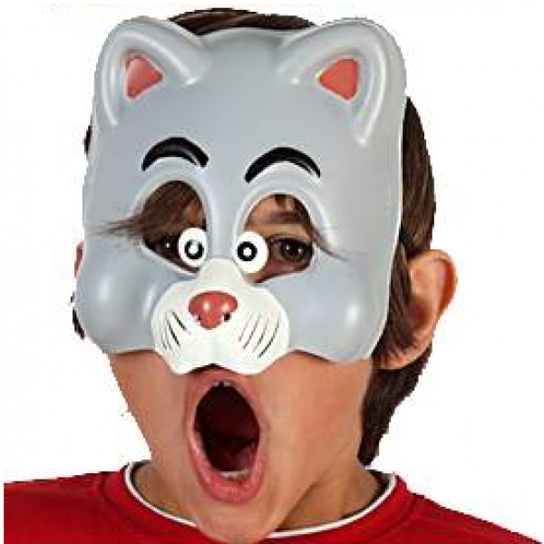 Children's Half Mask - Baby Wolf - 95824-BL