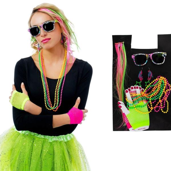 80s Neon Accessory Kit - 10693