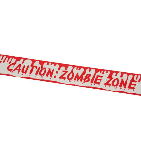 Zombie Zone Crime Scene Tape 9m x 8cm - 12233