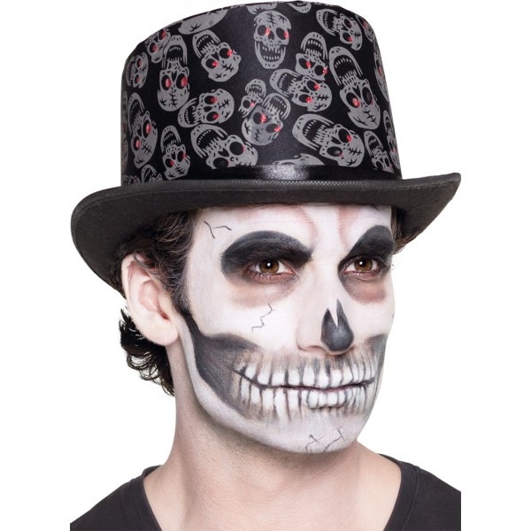 Top Hat - Dia de los Muertos - Adult - 96997