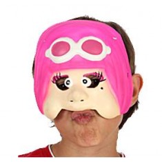 Children's Half Mask - Girl Pilot