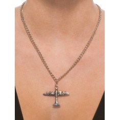 Airplane necklace for adults