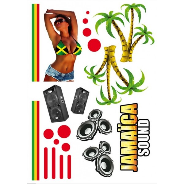 Jamaica Stickers - 12979