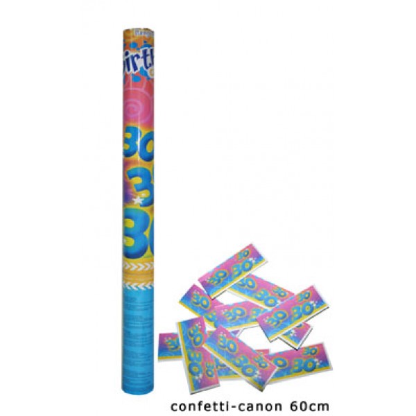 Confetti cannon 30 years - large model - 66291FU