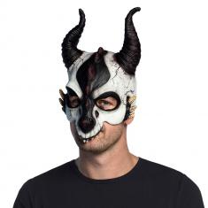 Half Latex Mask: Skull Dragon