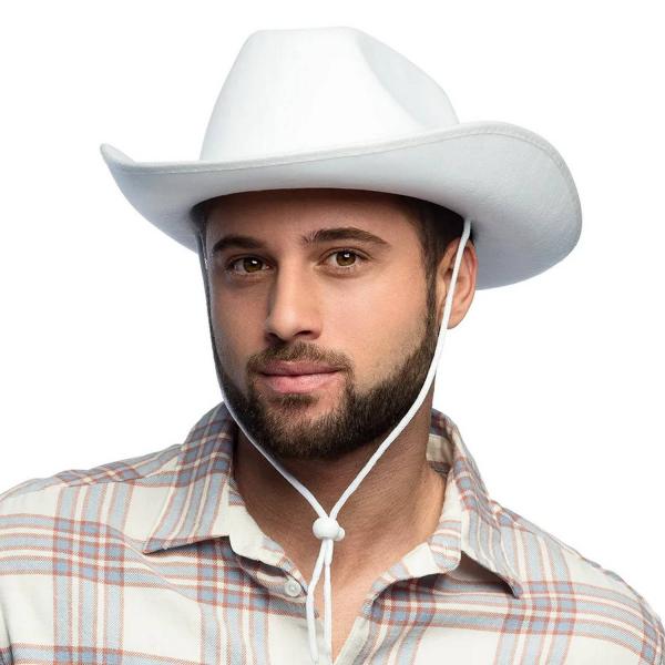 White Cowboy Hat - 4072-Parent