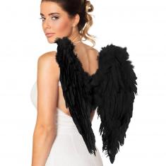 Black folded angel wings - Women