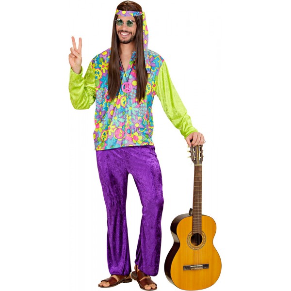 Hippie Woodstock Costume - Men - 35412-Parent