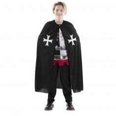 Medieval Cape Costume - Black - Child