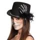 Miniature Glitter Hat - Skeleton Hand - Women