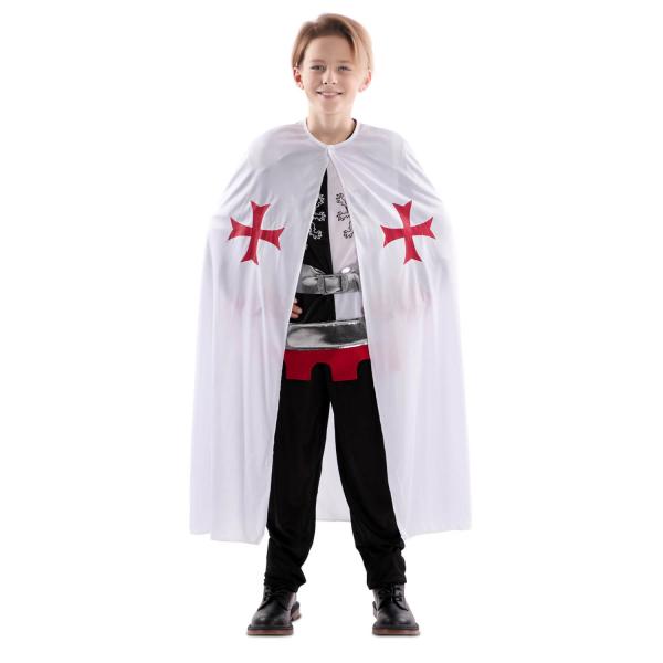 Medieval Cape Costume - White - Child - 706998