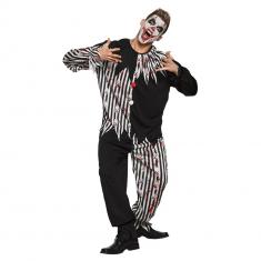 Bloody clown costume - men