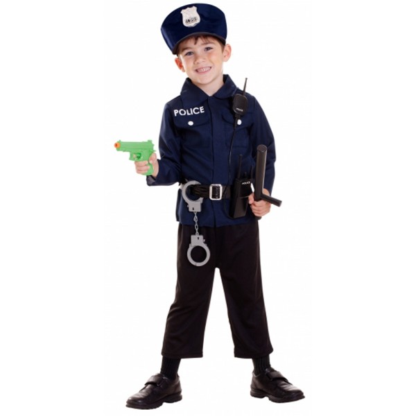 Little Policeman Costume - Child - CCS00005-Parent