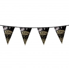 Aluminum pennant garland - Happy Holidays