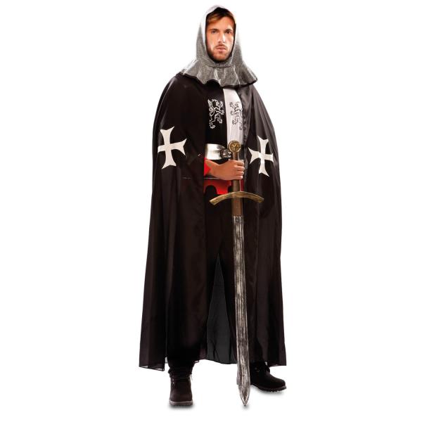 Medieval Cape Costume - Black - Adult - 706767-Parent