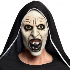 Full face latex mask: Screaming Nun - Adult