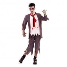 Zombie Costume - Schoolboy - Adult