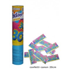 Confetti cannon 30 years - small model