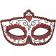 Miniature Mexican Bride Wolf Mask - Halloween