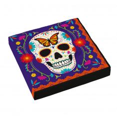 Paper napkins - Dia de los Muertos x16