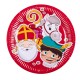 Miniature Saint Nicholas paper plates x10