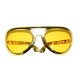 Miniature Jumbo Gold Glasses