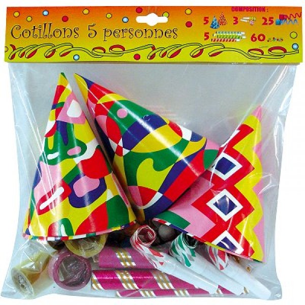 Bag of Party Favors for 5 People - Rubies-440357