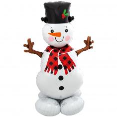 Foil balloon: Snowman: 127 cm