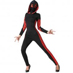 Comic Heroine Costume - Black - Women