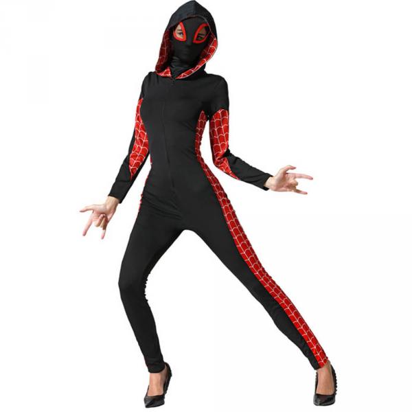 Comic Heroine Costume - Black - Women - 72326-Parent