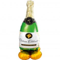 Foil balloon: Bottle of sparkling wine: 127 cm