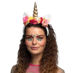 Rosy unicorn tiara - Adult