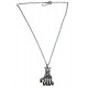 Miniature Skeleton Hand Necklace - Halloween