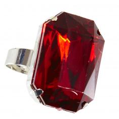 RED STONE RING