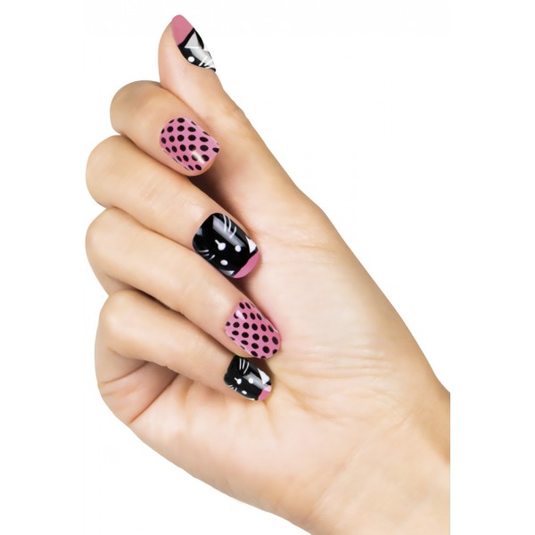 Pink Cat False Nails - Accessory - 01500