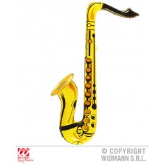 Yellow Inflatable Saxophone