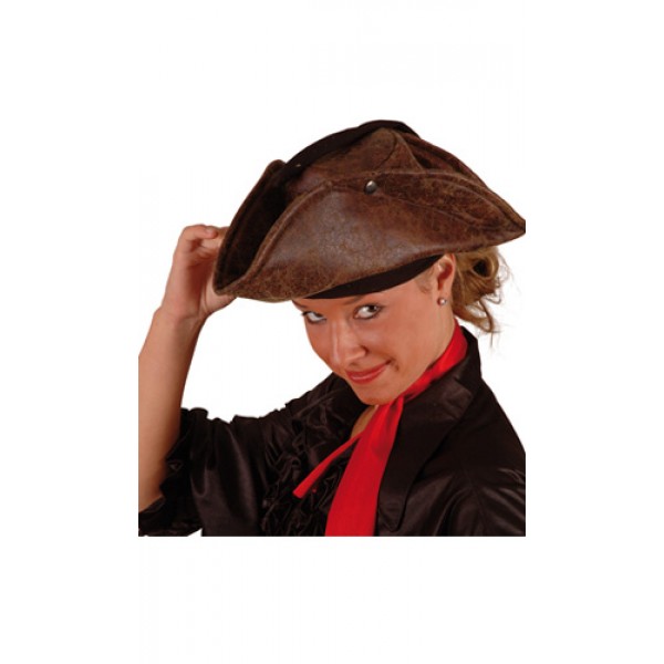 Pirate Of The Caribbean Hat Brown Adult - 81899-Parent