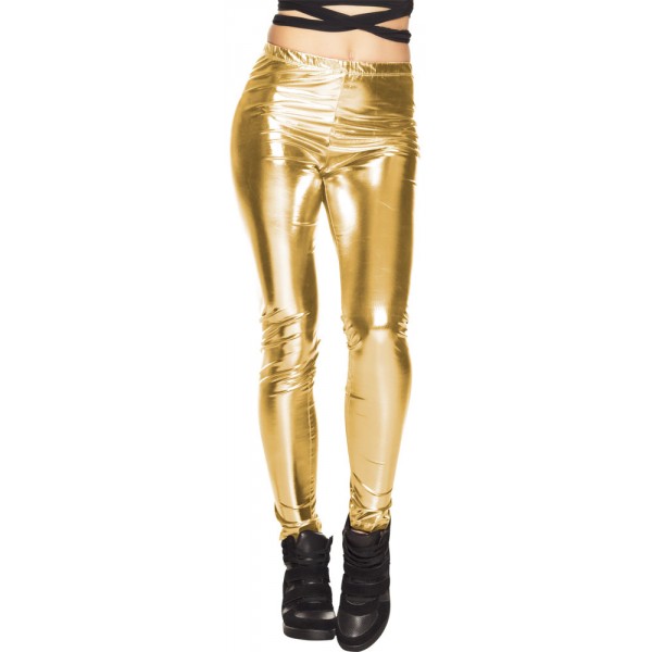 Metallic Leggings - Adult - Gold - 2300-Parent