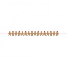 Christmas garland - Gingerbread Man - 1.57m