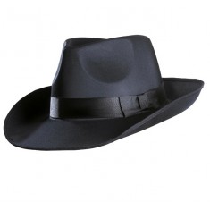 Black Borsalino Hat - Adult