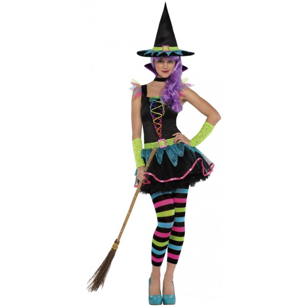 Neon Witch Costume - Teen - parent-20539