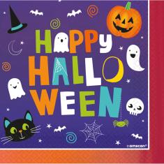 Lot 16 Napkins - Halloween Friends